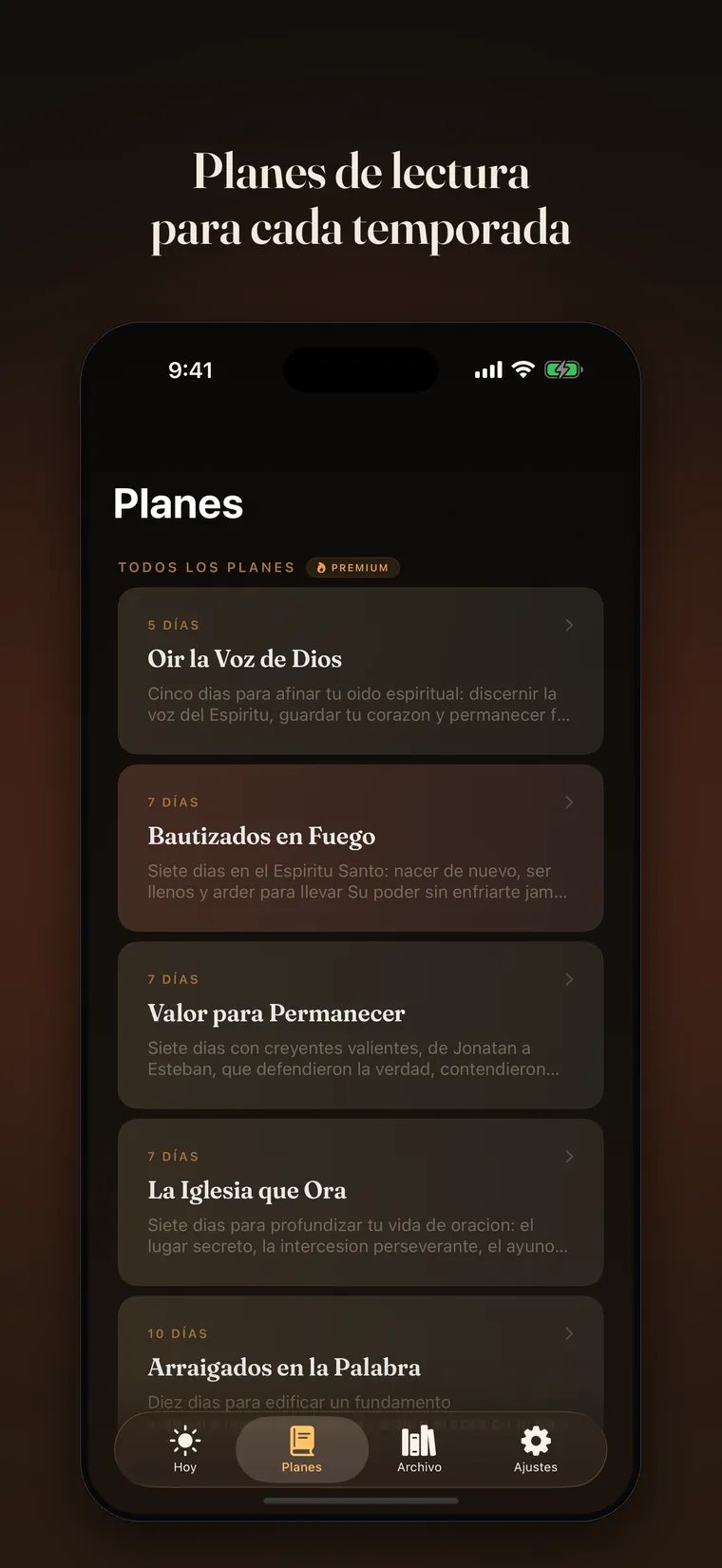Planes de lectura guiados de varios días